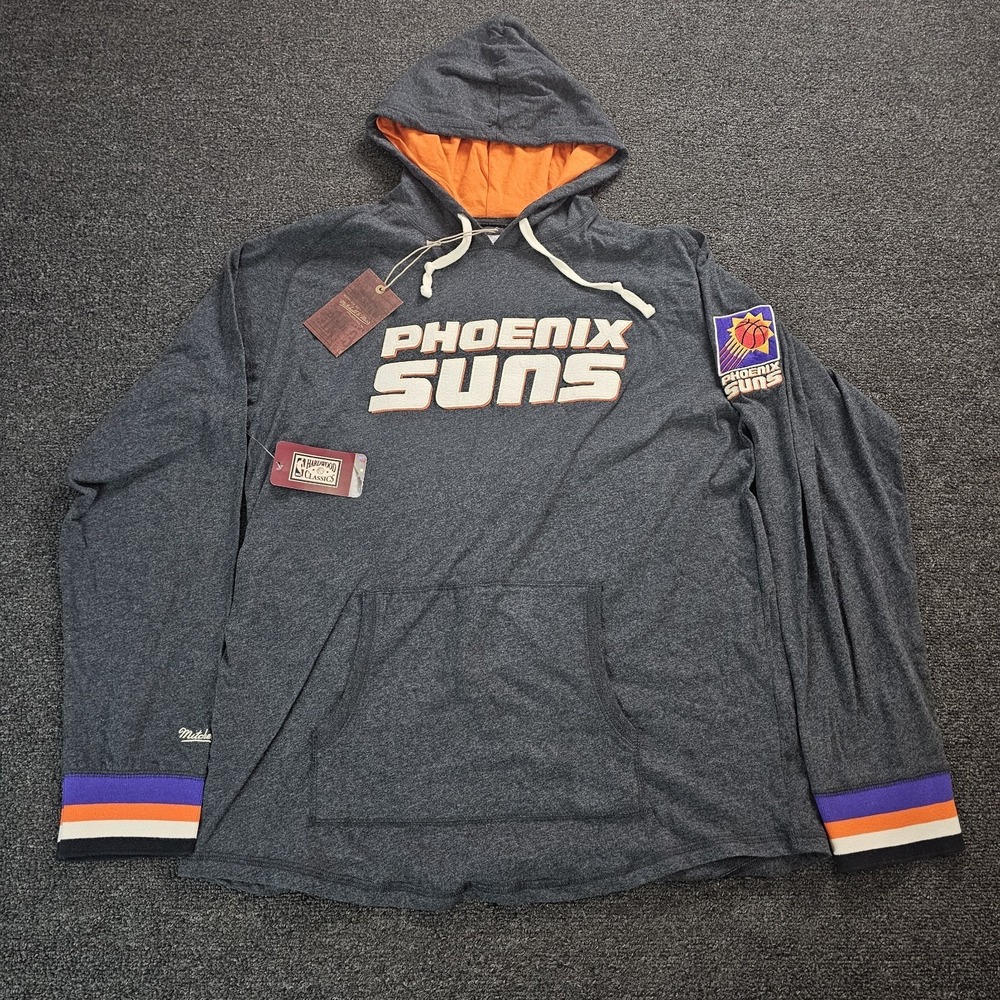 Mitchell & Ness Phoenix Suns Hoodie‎ Mens XXL  Nba Pullover Sweatshirt Hardwood